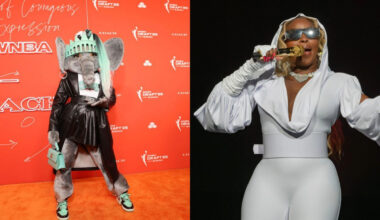 WNBA Mascot Ellie The Elephant Honors Mary J. Blige with Halftime Show Tribute