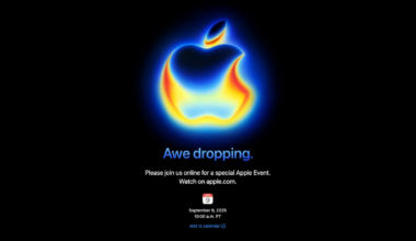 Apple event invite 2025