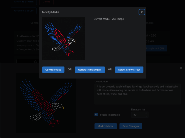 Verge Aerospace Reveals New AI Drone Show Tools