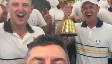 'Are you watching, Donald Trump?': US president responds to Team Europe's Ryder Cup taunt | UK News