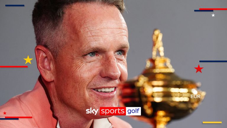 LUKE DONALD TEAM EUROPE PRESSER
