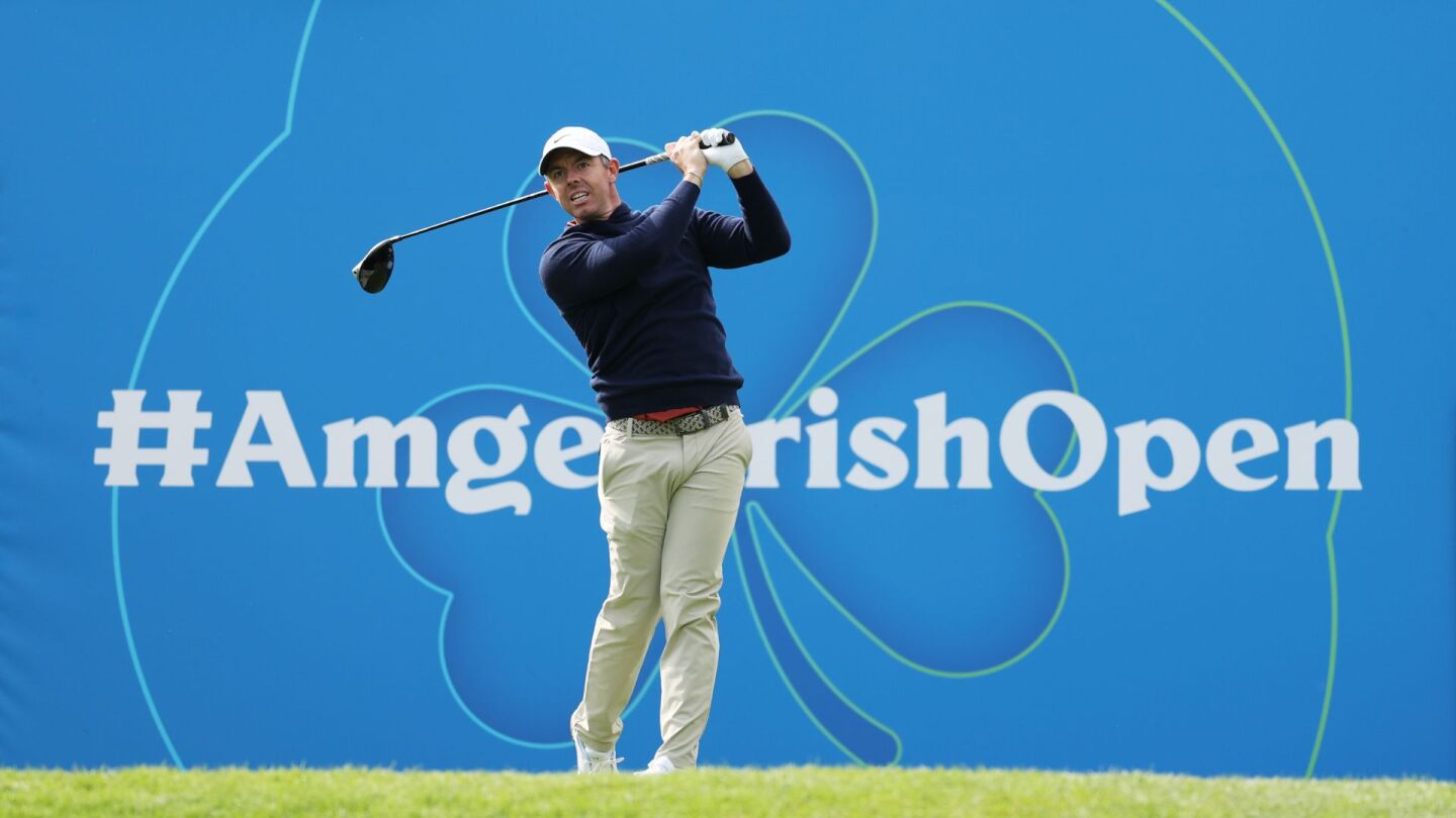 Rory McIlroy (T-3) shoots 66 to storm into contention at Irish Open