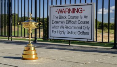 Bethpage Black's famous sign temporarily removed for Ryder Cup week