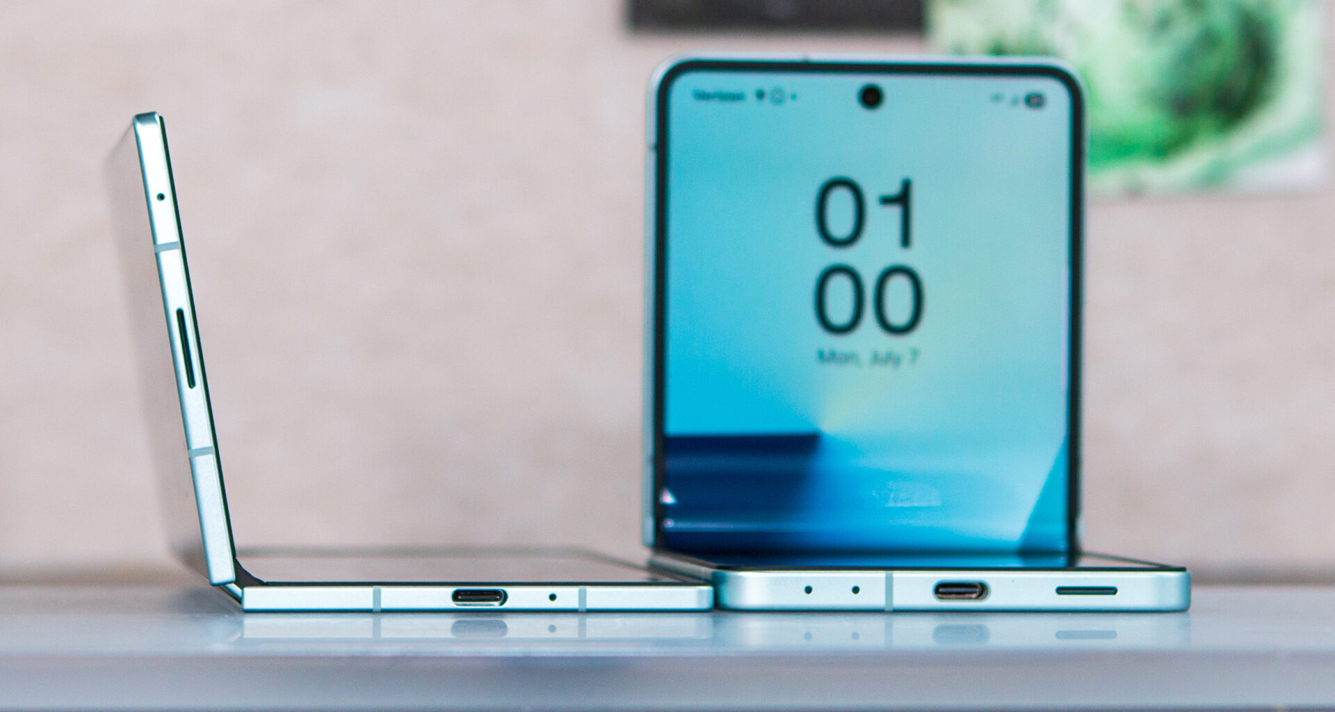 Samsung Galaxy Z Fold 7 and Flip 7 in Mint