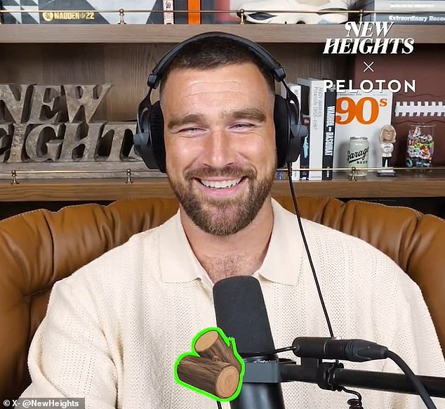 Kelce said that Swift has 'done it again' with her new album - which mentions him throughout