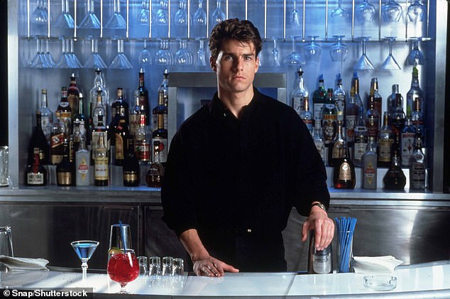 He also starred alongside Cruise in The Color of Money (1986), and Cocktail (1988), where he played Cruise’s uncle; Cruise seen in a still from Cocktail