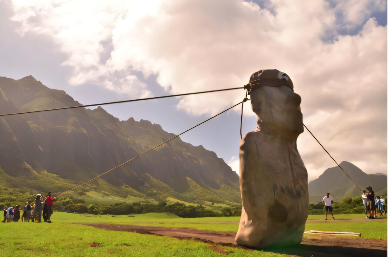 Easter Island's statues actually 'walked,' and physics backs it up