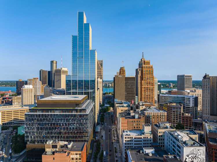 SHoP Architects Completes First Stage of Hudson’s Detroit Mixed-Use Development - Image 2 of 16