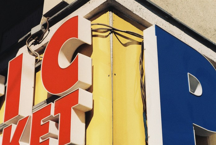 Bright letters of shop (Courtesy Tony Sotelo/Lomography)