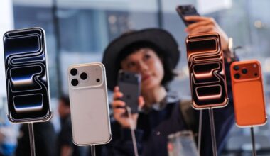 Apple just provided its first glimpse at how iPhone 17 sales are going