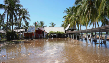 Hurricane Priscilla strengthens near the port of San Blas