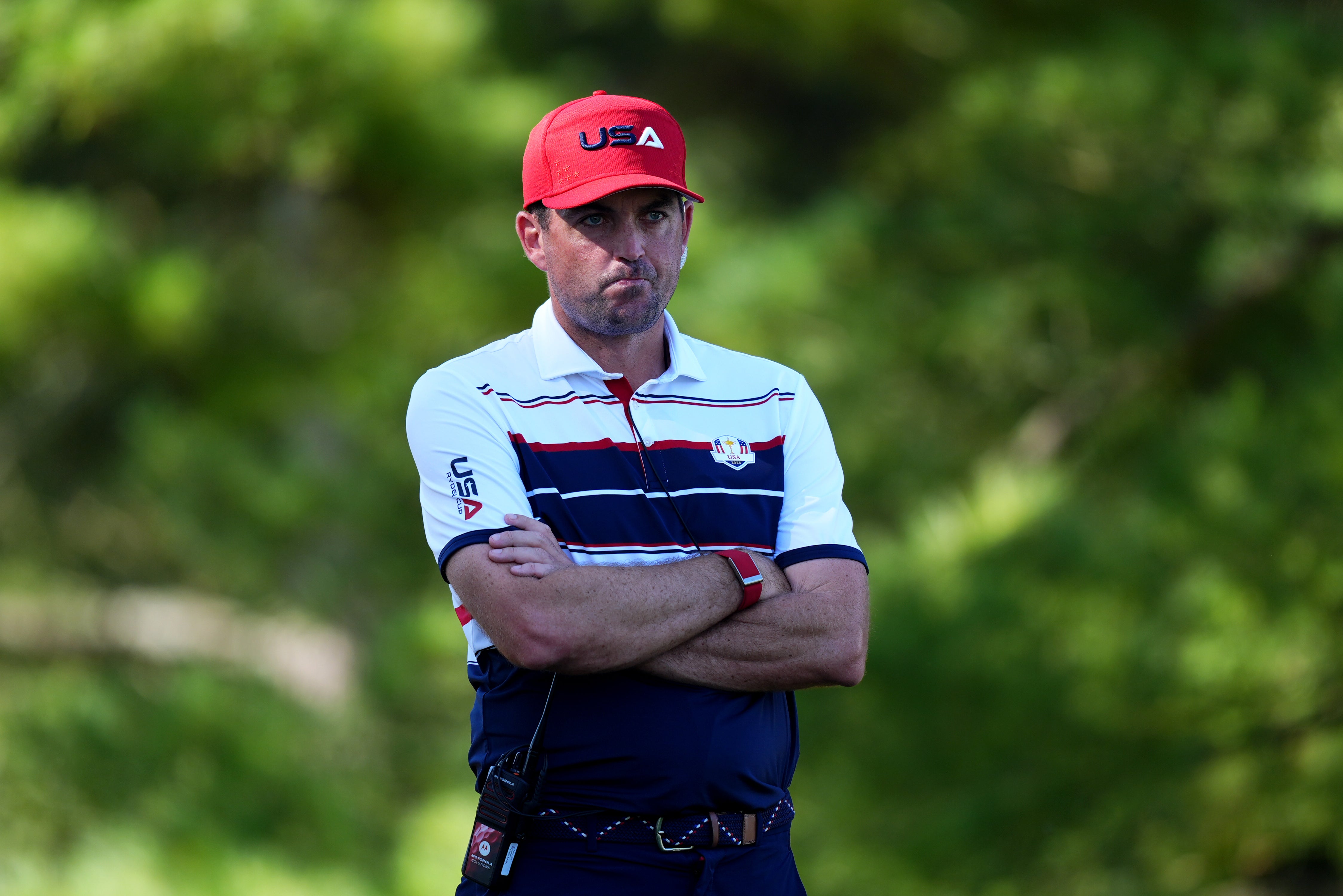 United States captain Keegan Bradley felt the American fans did not overstep the mark in New York (Mike Egerton/PA)