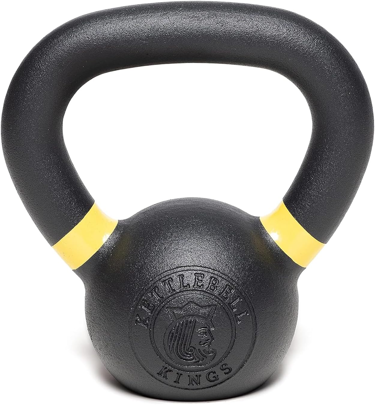 Kettlebell Kings | Powder Coated Kettlebells Weight 10lb | Hand Weights Workout Gym Equipment &amp; Strength Training Sets for Women &amp; Men | Weights Set for Home Gym (5-90lb) (cast Iron)
