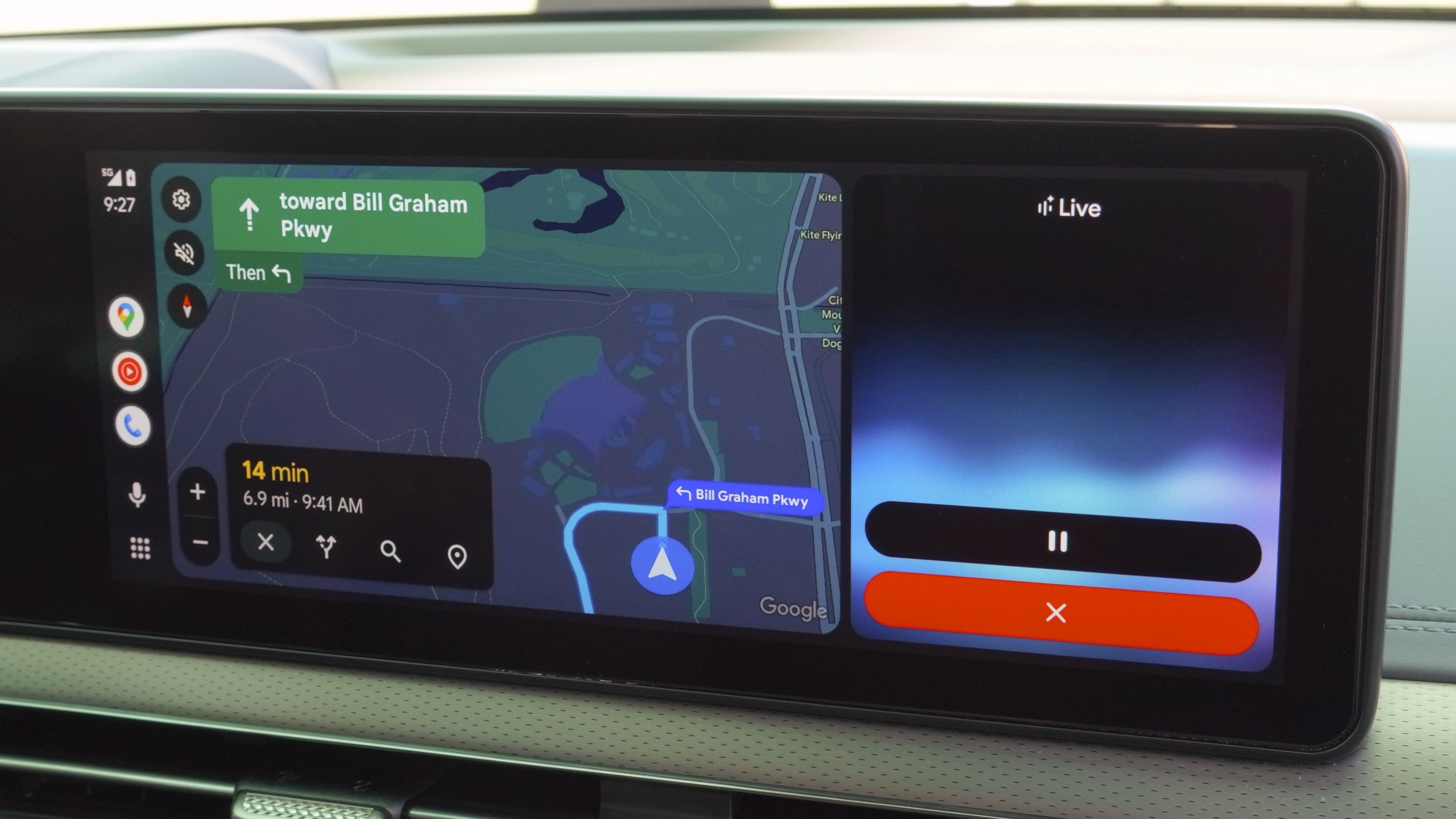 Gemini Live and Google Maps on Android Auto