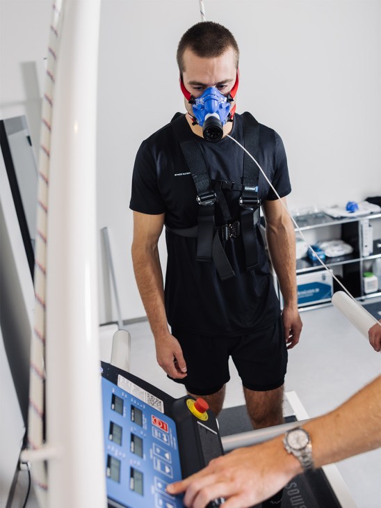 Testing aerobic at Animo Studios, Brussels