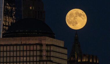 October's Harvest Moon lights up sky as first supermoon of 2025 - USA Today