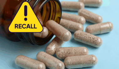 FDA Announces Nationwide Recall of Bladder Control Supplements After Testing Finds E. Coli