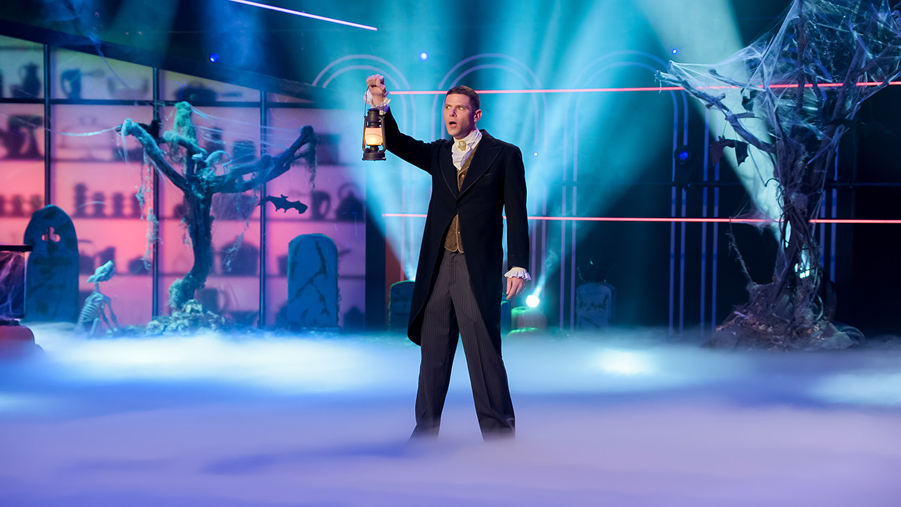 Host Mikey Day in episode 101 of Is It Cake Halloween