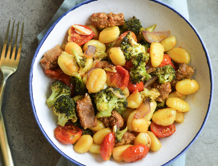 Sheet-Pan Gnocchi, Sausage and Veggies from the Start TODAY app