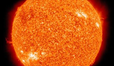 The Sun photographed at 304 angstroms by the Atmospheric Imaging Assembly (AIA 304) of NASA's Solar Dynamics Observatory (Credit : NASA/SDO (AIA))