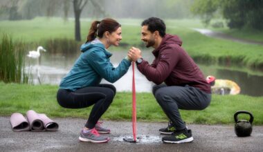 A couple shares how outdoor partner workouts boosted both their fitness and their relationship