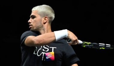 Carlos Alcaraz won ATP 500 titles at Rotterdam, Queen's Club and Tokyo this season.