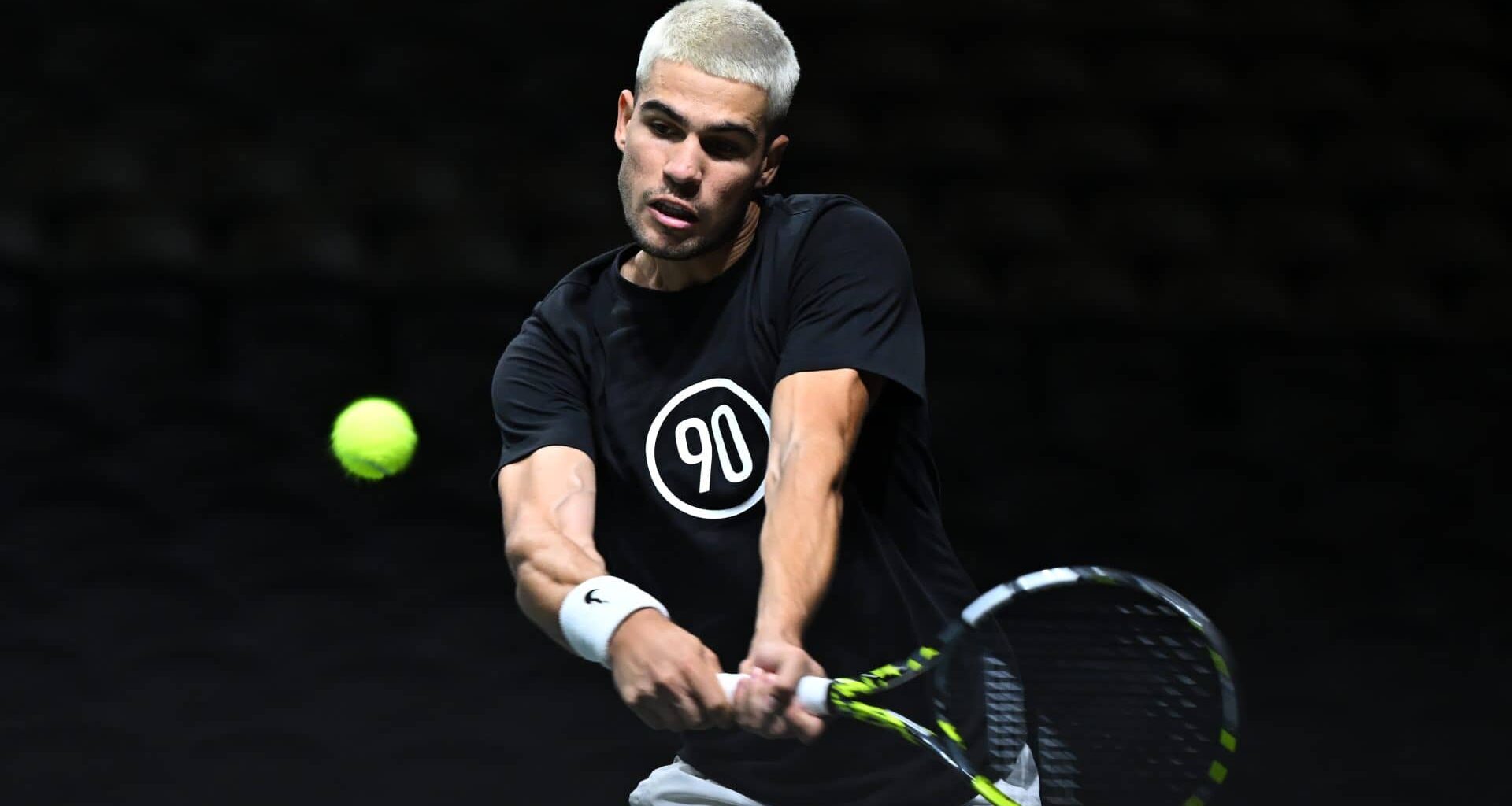Carlos Alcaraz is chasing his first Rolex Paris Masters title.