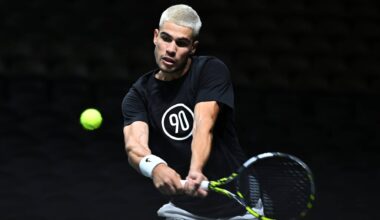 Carlos Alcaraz is chasing his first Rolex Paris Masters title.