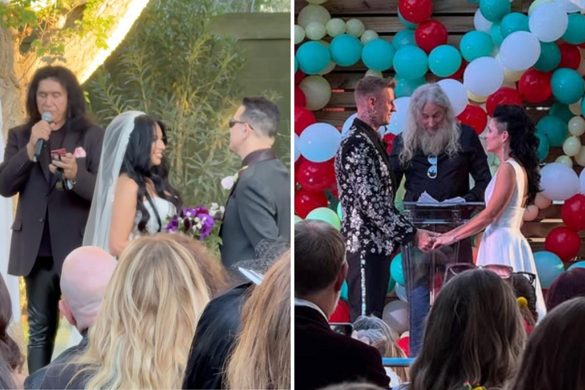 Two Big Metal Weddings in Same Weekend + Gene Simmons Officiated