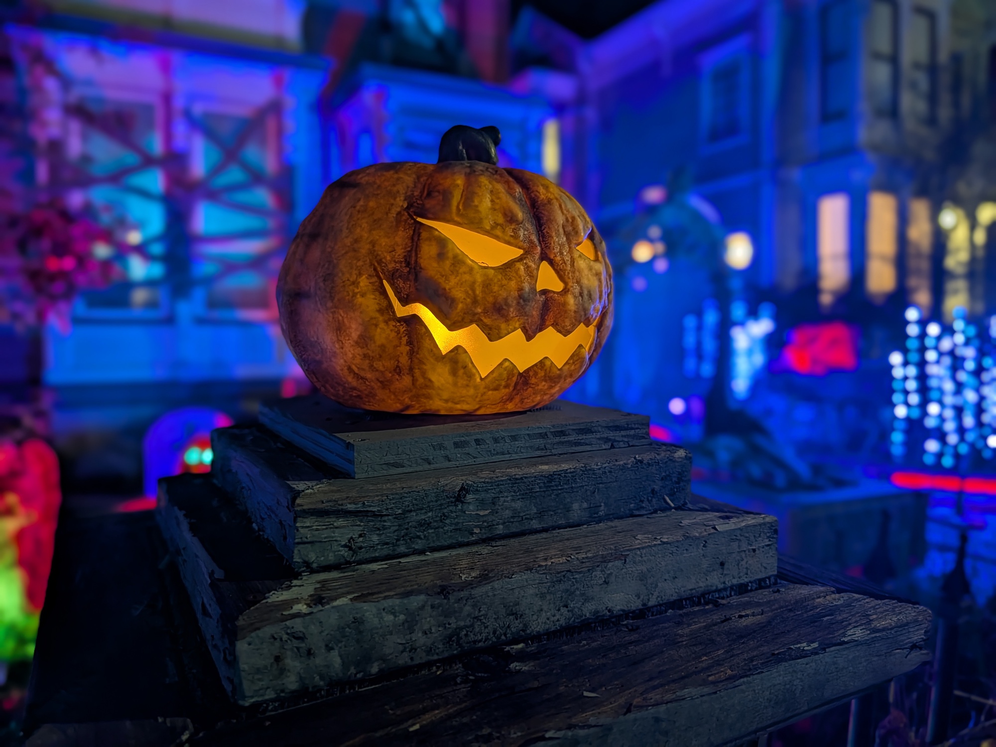 halloween pumpkin portrait by Pixel 10 Pro