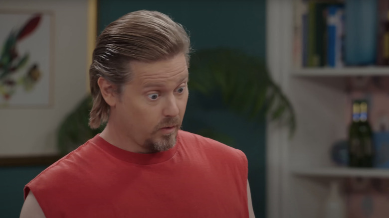 Tim Heidecker's Tim looks shocked in Beef House