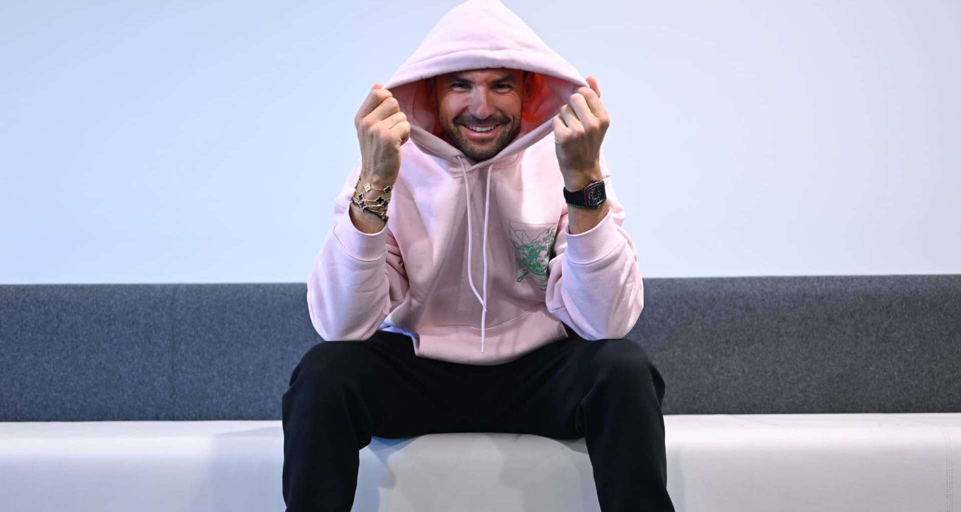 Grigor Dimitrov reached the Rolex Paris Masters final in 2023.