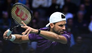 Grigor Dimitrov defeats Giovanni Mpetshi Perricard in first match since Wimbledon injury | ATP Tour