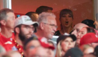 Taylor Swift, Caitlin Clark attend Chiefs vs. Lions game