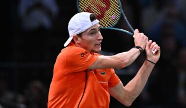 Ugo Humbert reached his maiden ATP Masters 1000 final in Paris last year.