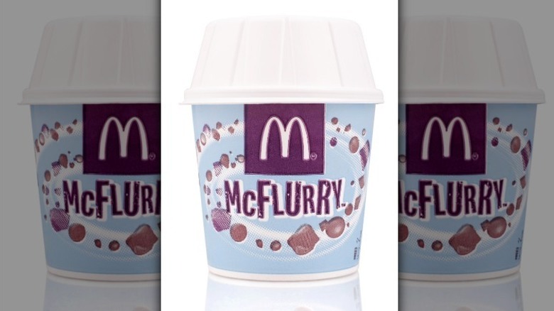 Mcdonald's McFlurry cup