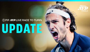 Lorenzo Musetti is eighth in the PIF ATP Live Race To Turin.