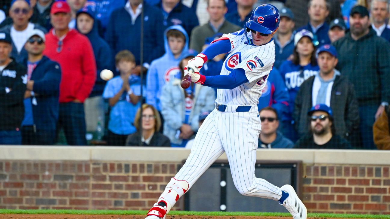 Cubs use 4-run 1st inning to stay alive vs. Brewers in NLDS