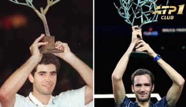 Pete Sampras and Daniil Medvedev are among the ATP No. 1 Club members to triumph at the Rolex Paris Masters.