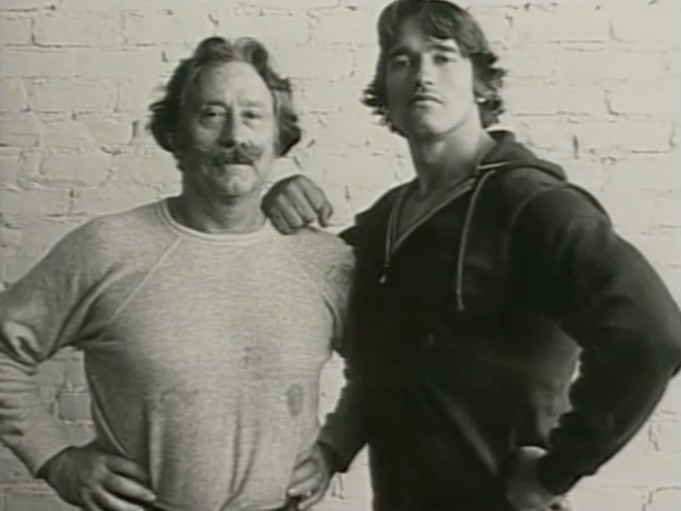 joe weider and arnold schwarzenegger