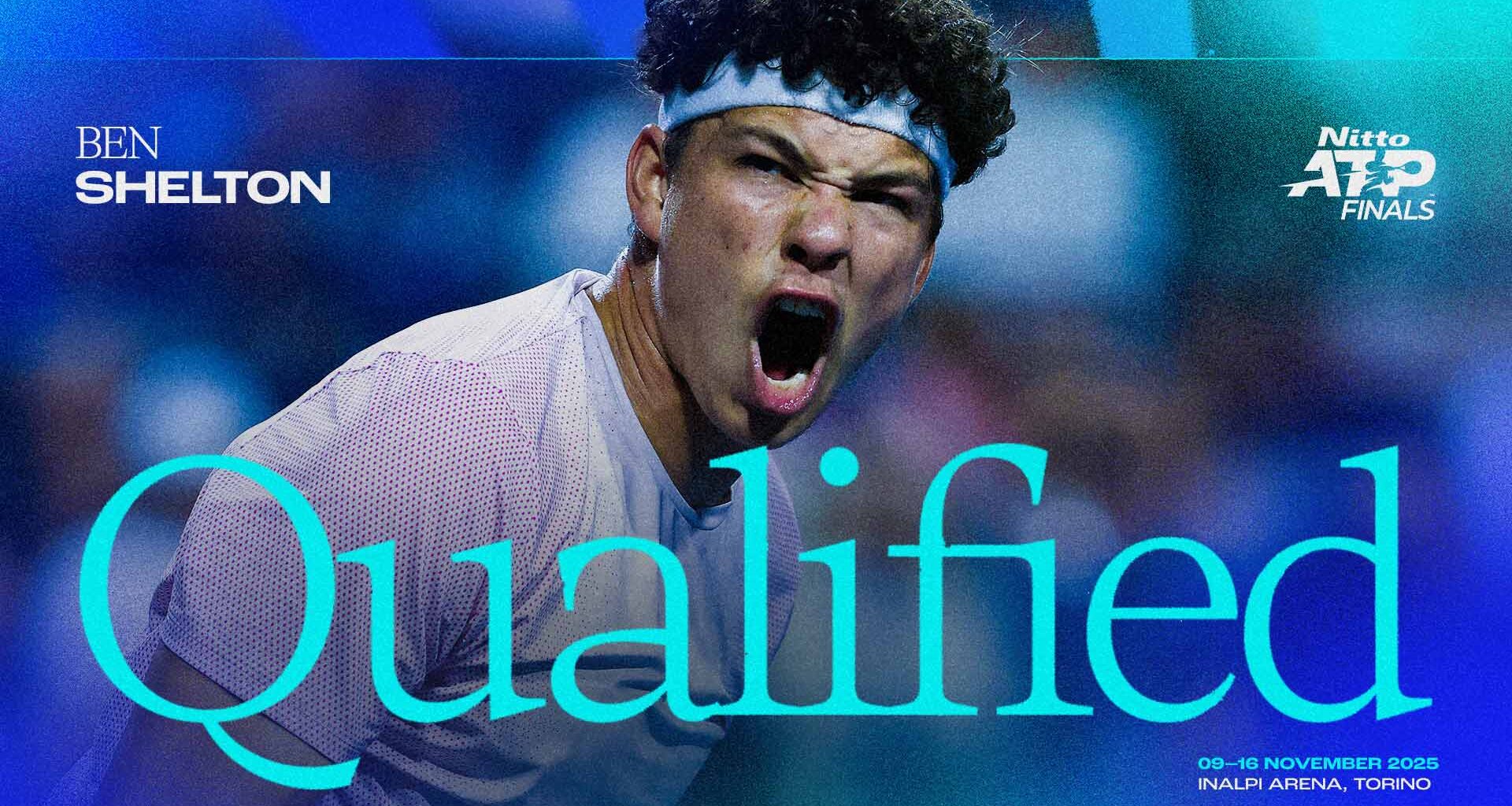 Ben Shelton will make his Nitto ATP Finals debut.