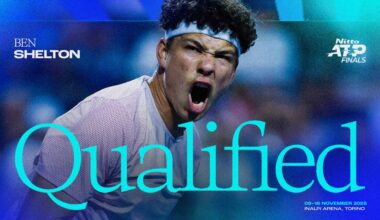 Ben Shelton will make his Nitto ATP Finals debut.