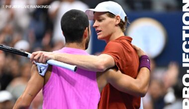 Carlos Alcaraz and Jannik Sinner most recently met in the final of the US Open, where Alcaraz triumphed.