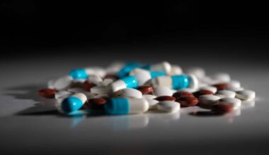 Close up of a pile of tabliets