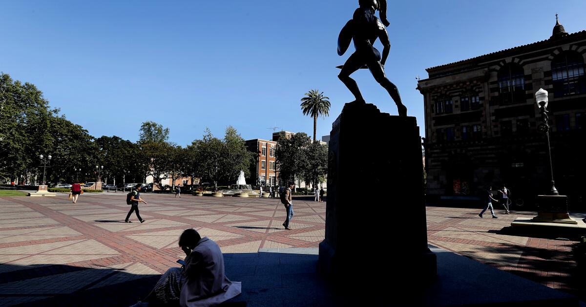 USC rejects Trump education compact aimed at shifting the university to the right