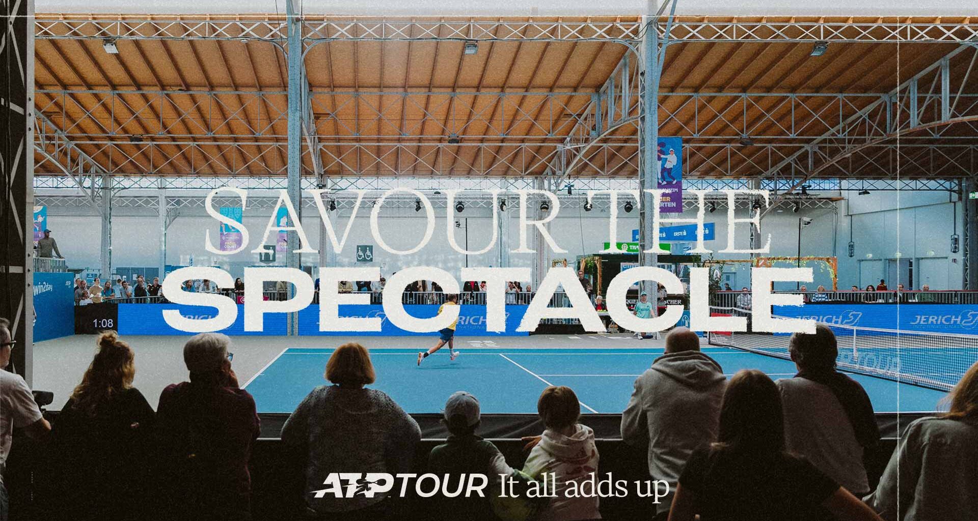 The Marx-Halle, the historic former home of the Vienna cattle market, has hosted ATP Tour stars for matches and practices this week.