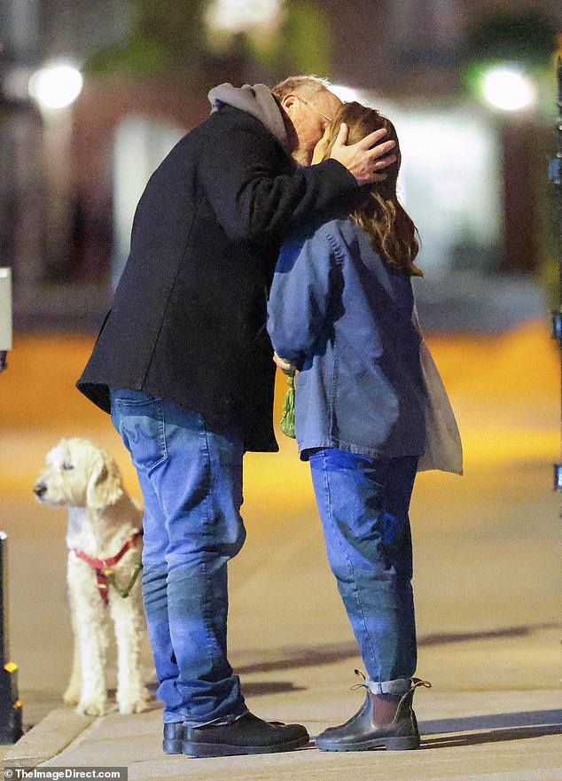 O'Donnell has been spotted packing on the PDA with the Grammy-winning comedian - born Louis Alfred Székely - as he passionately put his hand on the back of her head