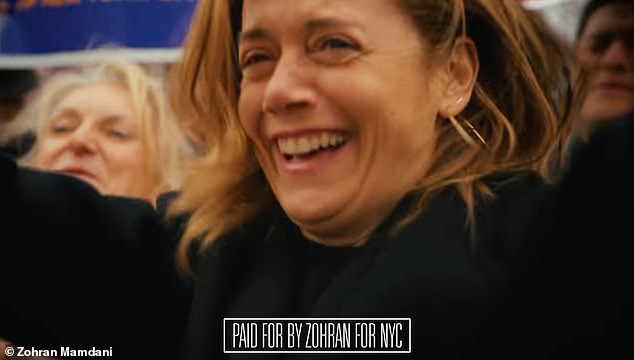 Back in April, O'Donnell made a surprise appearance in Mamdani's first television ad as she could be seen excitedly jumping up and down while holding up a poster next to the then-mayoral candidate
