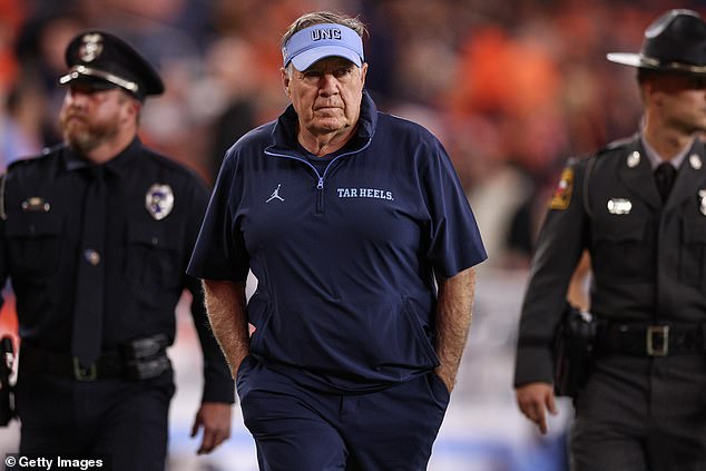 Belichick refused to comment on the ongoing feud involving his girlfriend earlier this week