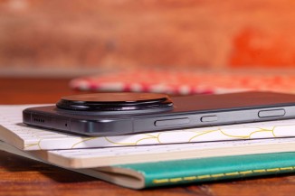 The camera control is a physical button